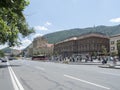Eroilor Boulevard in Brasov, Romania Royalty Free Stock Photo